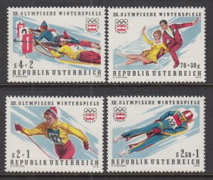 Austria B335-B338 Winter Olympics MNH VF