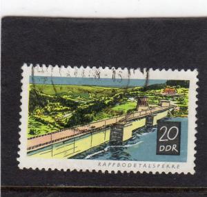 Germany DDR 1968 Dams used