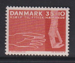 Denmark  #B30  MNH  1963  healthy and crippled hands