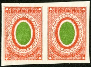 Wenden Stamps # L6 MNH Scarce Pair Scott Value $500.00