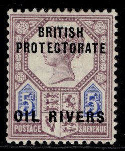 NIGERIA - Niger Coast Protectorate QV SG5, 5d dull purple/blue, M MINT. Cat £19.