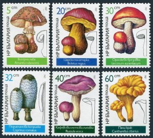 Bulgaria 3232-3237,MNH.Michel 3546-3551. Mushrooms 1987.