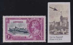 Antigua, SG 94h, MLH Dot by Flagstaff variety