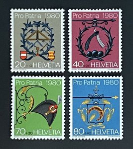 Helvetia 1980 Pro Patria Handwerkerschilder postfrisch**