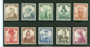 Germany #B69-B78  Single (Complete Set)
