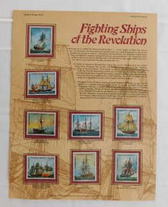 Paraguay 1616-1623 US Bicentennial Fighting Naval Ships Mint w/ Display Card