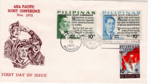 Philippines 1972 Sc 1160-2 FDC-5