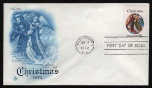 #1471 8c Christmas: 1972, Art Craft-Add FDC **ANY 5=FREE SHIPPING**