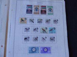 Gambia 1869-1985 Stamp Collection on Scott Specialty Stamp Album Pages