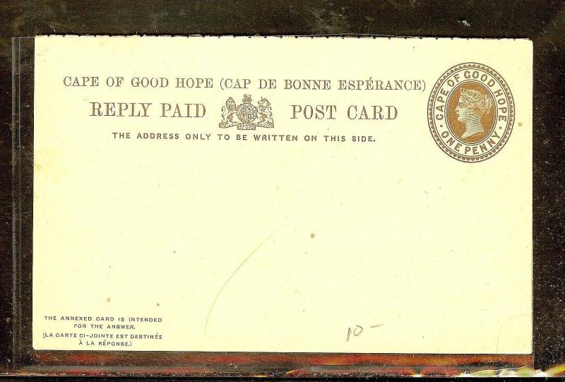 CAPE OF GOOD HOPE (P2605B) QV  REPLY  PSC 1D  UNUSED