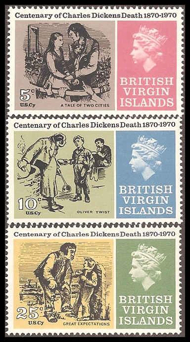 Virgin Islands (British) 223-225 Mint VF NH