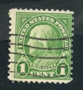 US Scott's #632 - 1  Cent - Franklin - Used