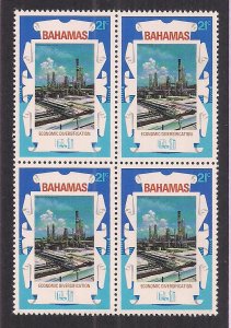 BAHAMAS SC# 377 B/4   FVF/MOG  1975