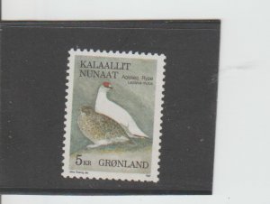 Greenland  Scott#  182  MH  (1987 Rock Ptarmigan)