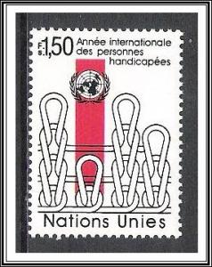 United Nations Geneva #100 Disabled Year MNH