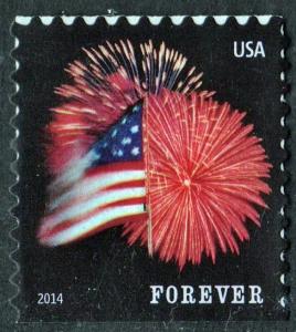 SC#4855 (49¢) Star Spangled Banner Booklet Single (2014) SA