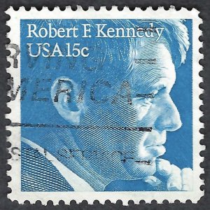 United States #1770 15¢ Robert F. Kennedy (1979). Used.