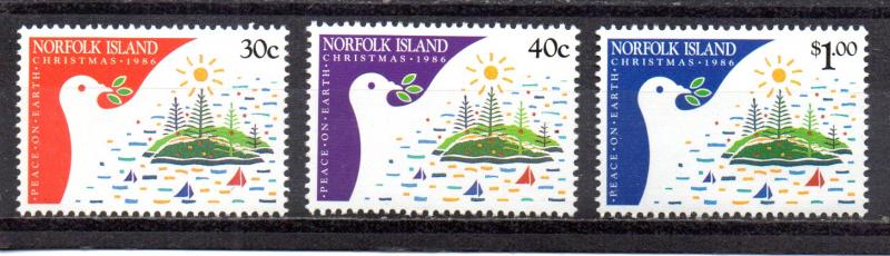 Norfolk Island #389-391 MNH