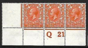 N19(9) 2d Intense Bright Orange Royal Cypher Control Q21 RPS cert UNMOUNTED MINT