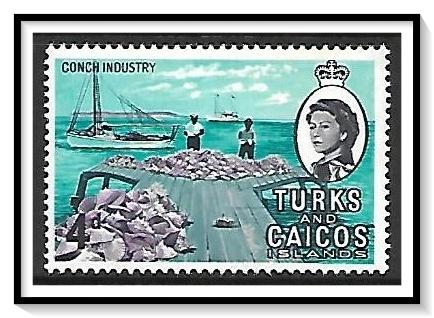 Turks & Caicos #162 Conch Industry MNH