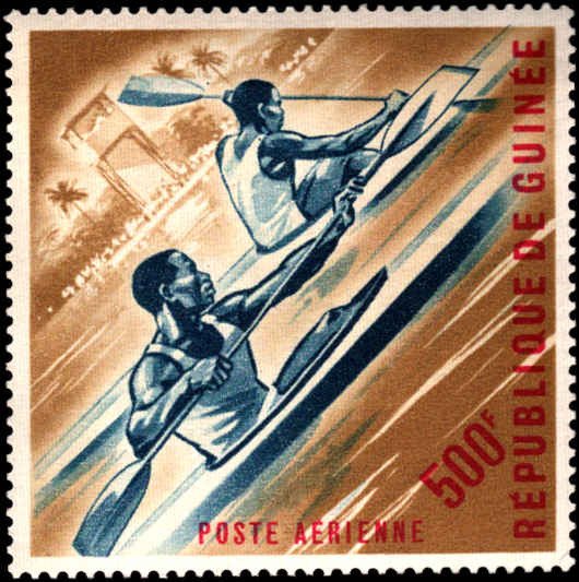 Guinea #C44-C46, Complete Set(3), 1963, Sports, Never Hinged