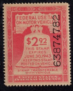 U.S. - RV11 -   Very Fine - Hinged