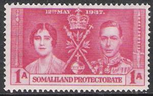 Somaliland Protectorate #81 Coronation Issue MH