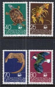 Liechtenstein 583-586 Animals MNH VF