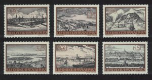 Yugoslavia Old Engravings of Yugoslav Towns 6v 1973 MNH SG#1545-1550