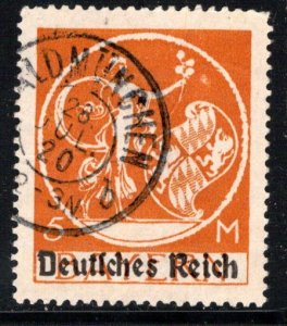 German States Bavaria Scott # 273, used, experts h/s, Mi # DR 136I