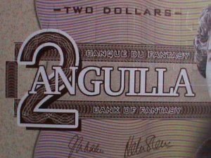 ANGUILLA  2019-COLLECTIBLE UNCIRCULATED POLYMAR BEAUTIFUL LOVELY NOTE VF