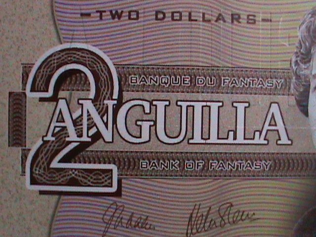 ANGUILLA  2019-COLLECTIBLE UNCIRCULATED POLYMAR BEAUTIFUL LOVELY NOTE VF