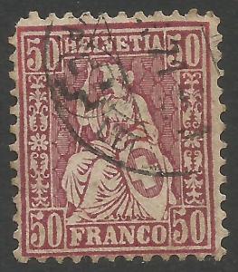 SWITZERLAND 59 VFU Z5799-2