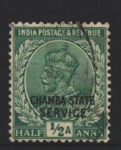 India Chamba Sc#O37 Used