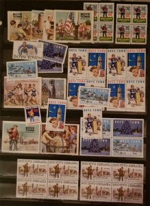 BOYS TOWN Nebraska Vintage Cinderella Poster Stamp Lot US F881