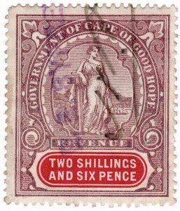 (I.B) Cape of Good Hope Revenue : Stamp Duty 2/6d (1898)