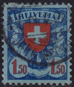 Switzerland - 1924 - Scott #202 - used - Coat of Arms
