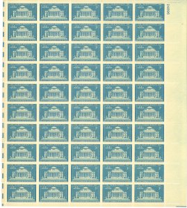 United States; Scott 1029; 1954; Pane of 50; Unused; NH