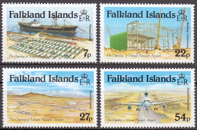 Falkland Islands. 1985. 423-26. transport. MNH.