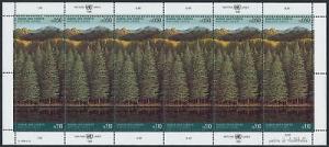 United Nations Geneva 166a Sheet MNH Trees, Forest