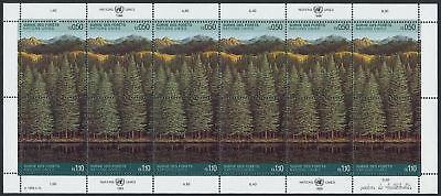 United Nations Geneva 166a Sheet MNH Trees, Forest