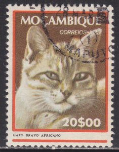 Mozambique 623 African Wild Cat 1979