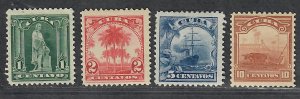 $Cuba Sc#233-237 M/H/VF, Cv. $48.95