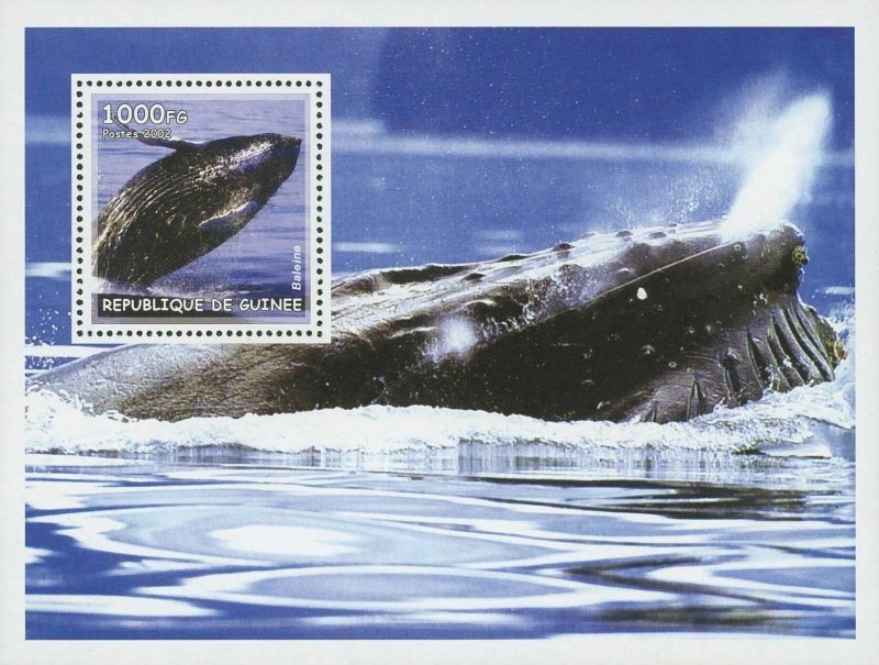Guinea MNH S/S Ocean Whales