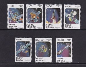 Guinea-Bissau  #465-471  MNH  1983  satellites and space shuttles