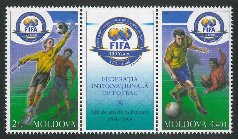 Moldova 2004 Football Centenary of FIFA 2 MNH stamps