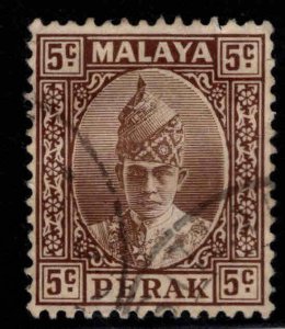 MALAYA Perak Scott 87 Used sultan Iskandar stamp