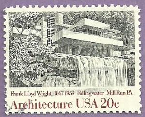 US Used Stamp Scott 2019 Architecture - Wright #4