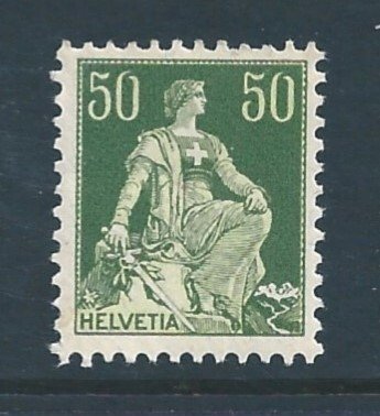 Switzerland #139 NH 50c Seated Helvetia - Granite Paper