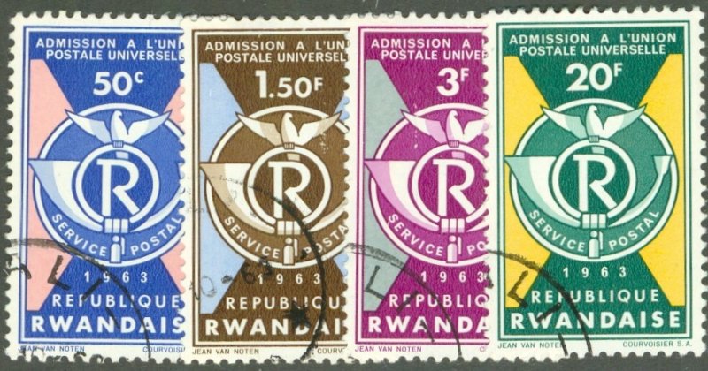 RWANDA 37-40 USED BIN $1.15